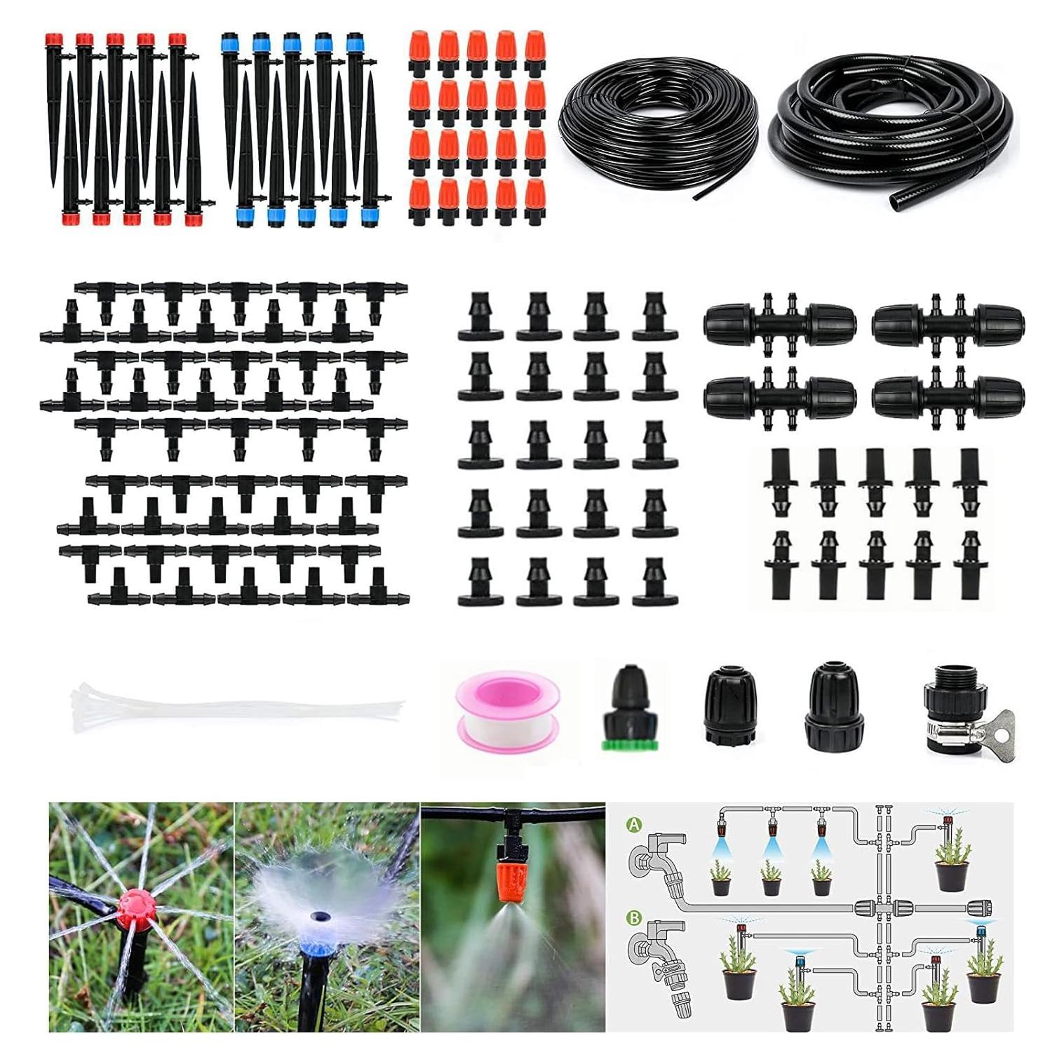 Kit de Riego por Goteo PHYLES 240FT Ajustable 145 Piezas
