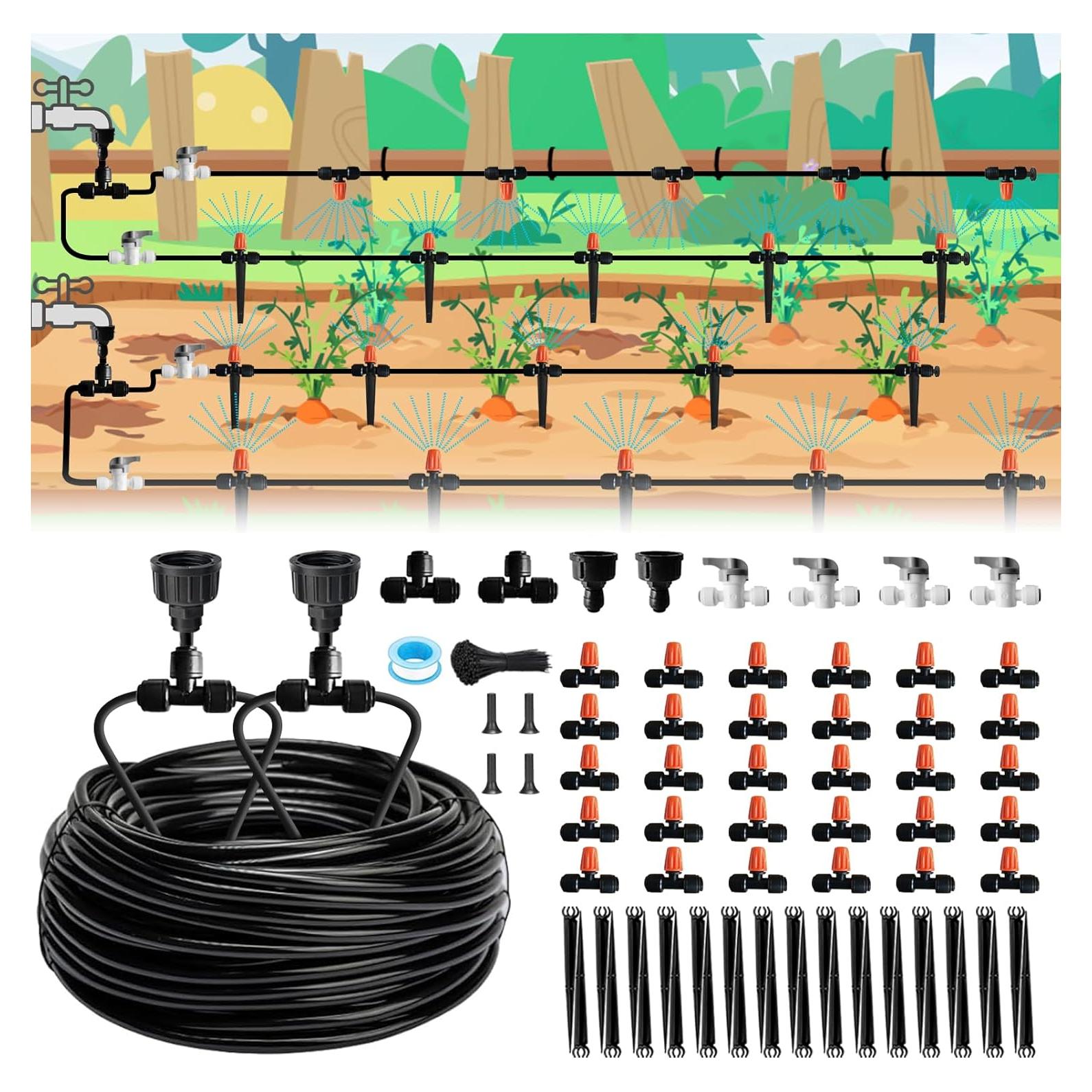 Kit de Riego por Goteo Pocket Panda 120 pies para Jardín