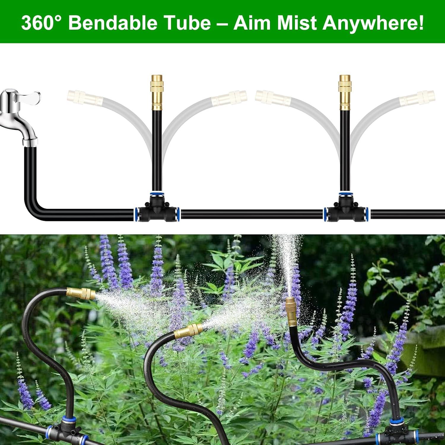 Kit de riego por goteo HEKIWAY 18 m con 18 boquillas ajustables