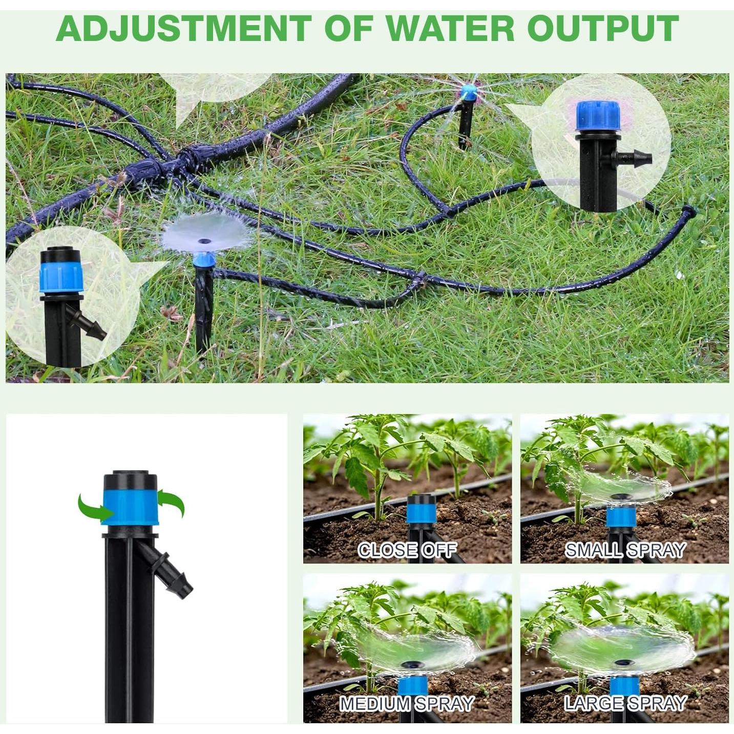 Sistema de Riego por Goteo Hodiax 18m con Emisores Ajustables