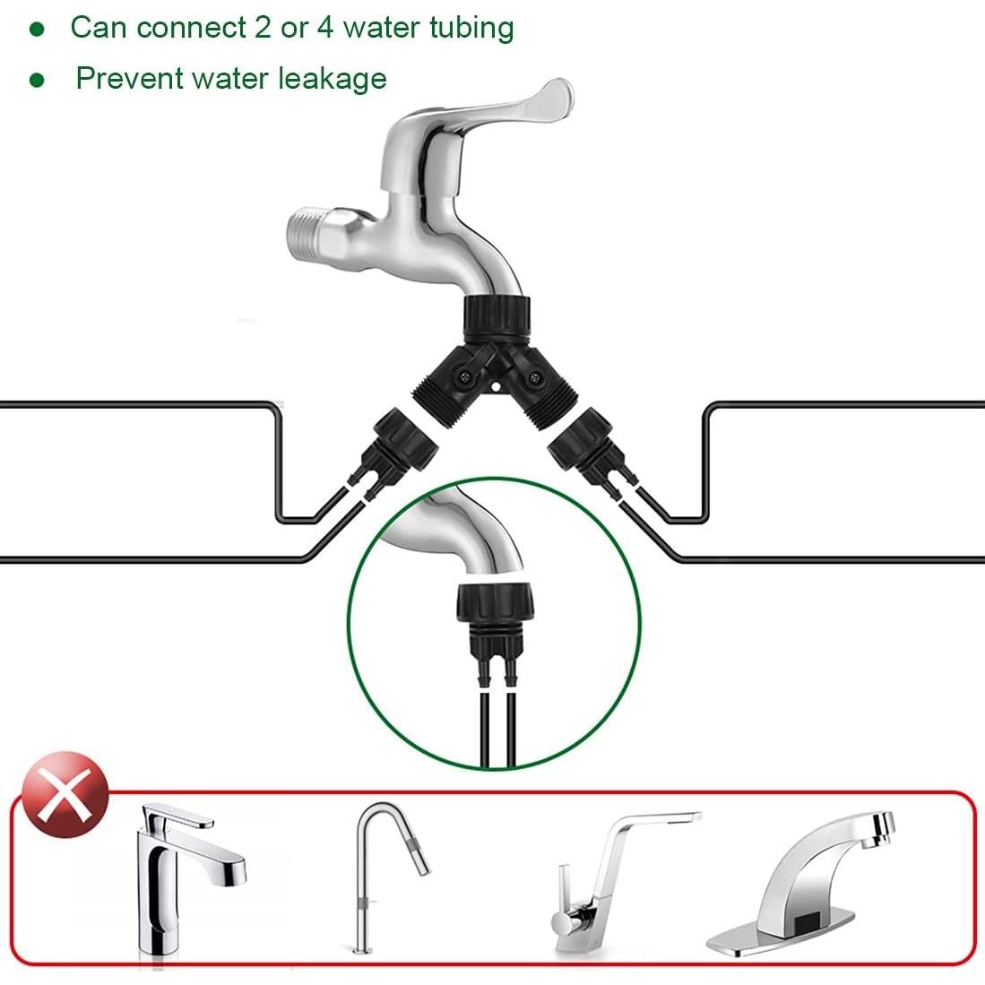 Kit de Riego por Goteo Flantor 40m con Boquillas Ajustables