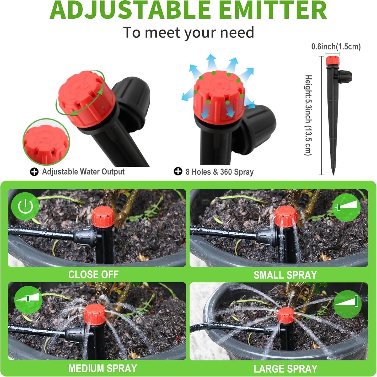 Kit de Riego por Goteo Insoma 60 pies Automático Jardín