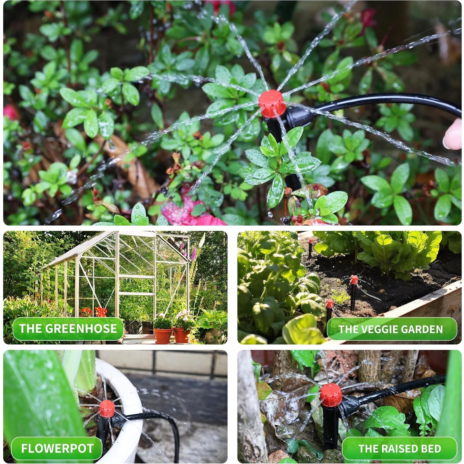 Kit de Riego por Goteo Insoma 60 pies Automático Jardín