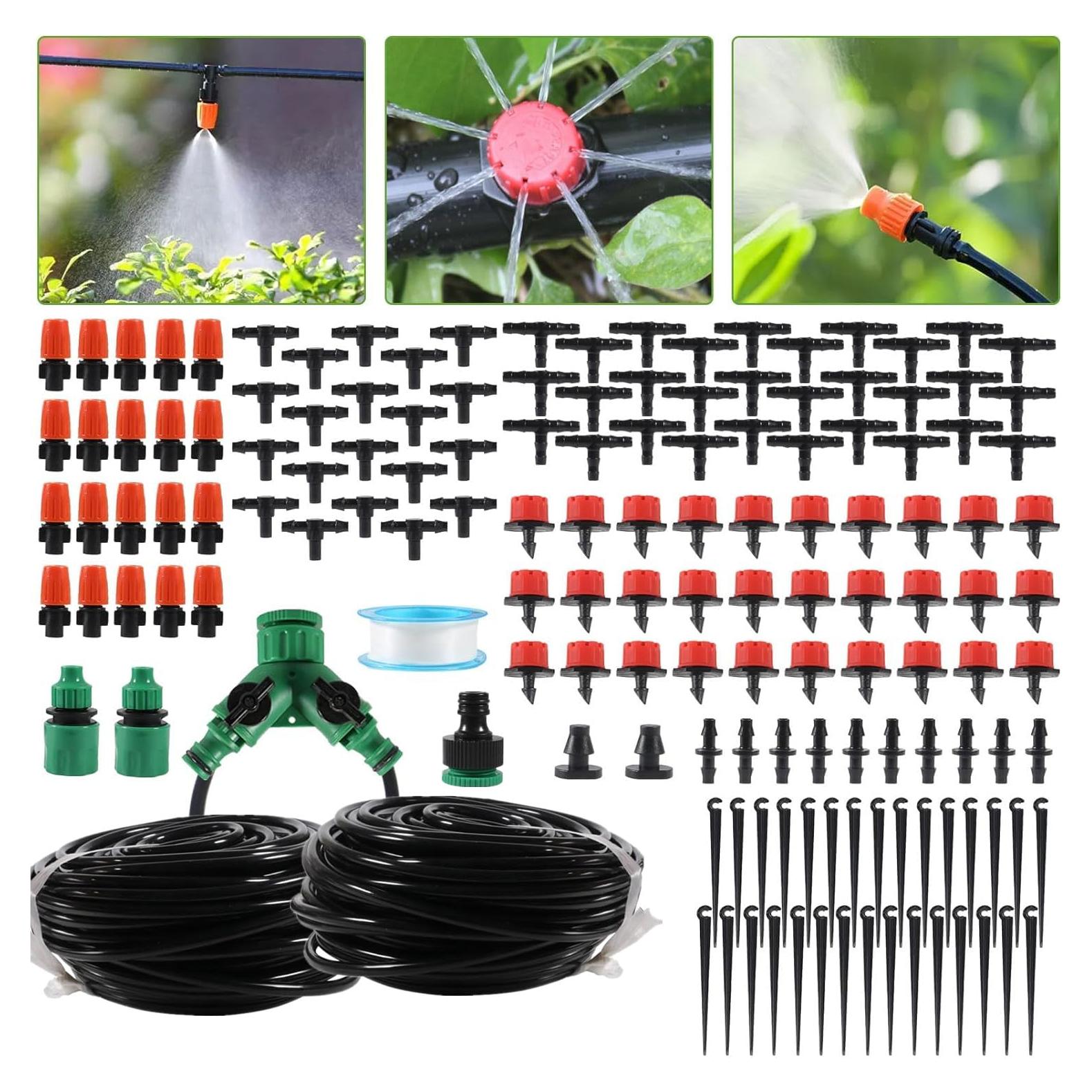 Kit de Riego por Goteo 30M MELIFE con Boquillas Ajustables