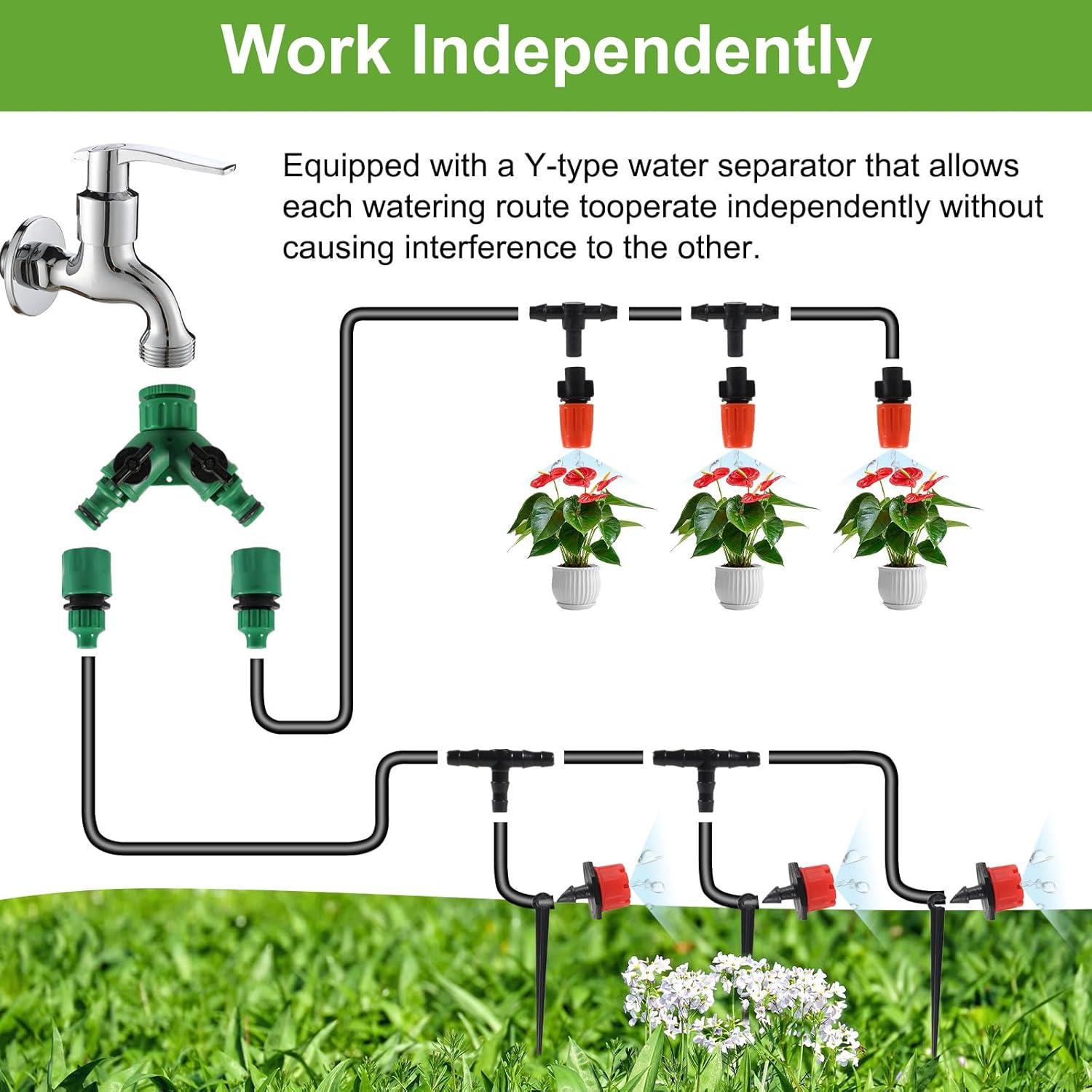 Kit de Riego por Goteo 30M MELIFE con Boquillas Ajustables