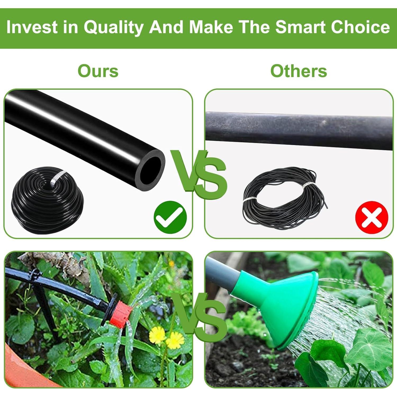 Kit de Riego por Goteo 30M MELIFE con Boquillas Ajustables