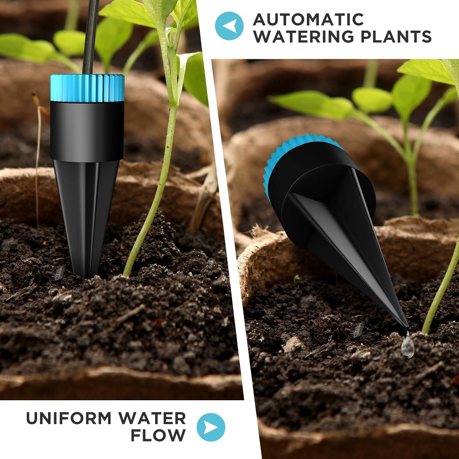 Sistema de Riego por Goteo Automático Rosrive 10 Boquillas 15.85m