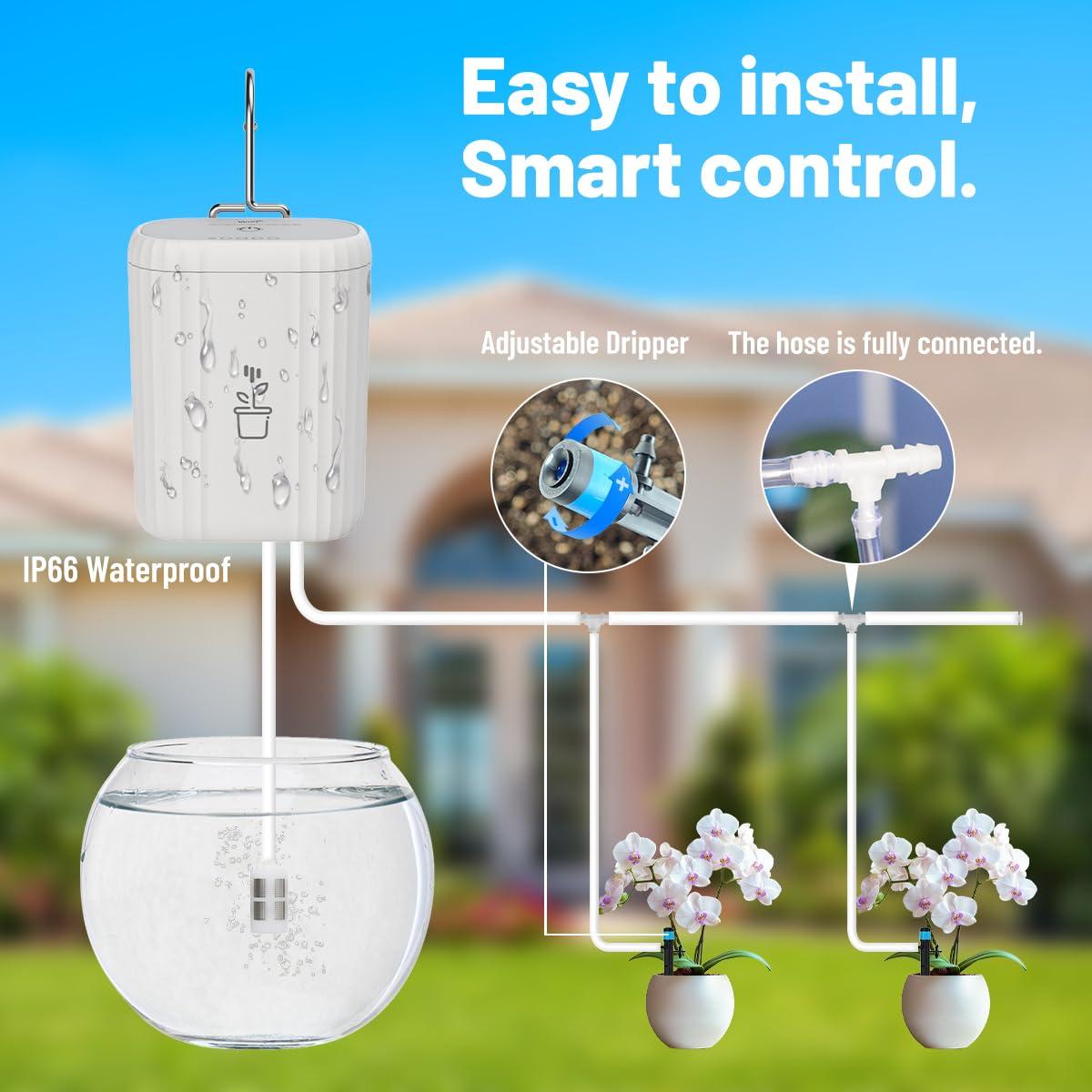 Sistema de Riego Automático WiFi GreenVation para Plantas