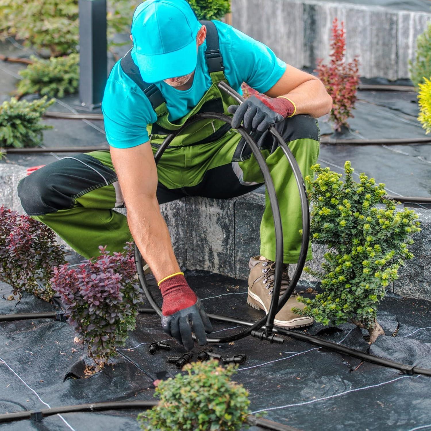 Kit de Riego por Goteo 120 m Yaomiao con Boquillas Ajustables