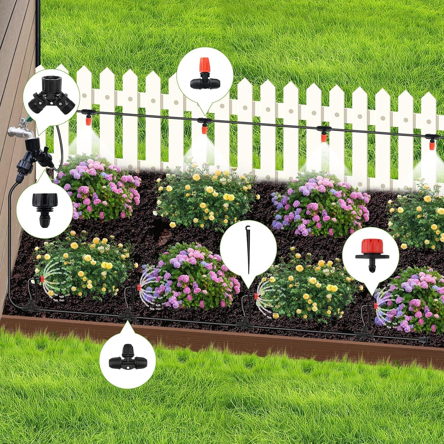 Kit de Riego por Goteo Insoma 30m Automático para Jardín