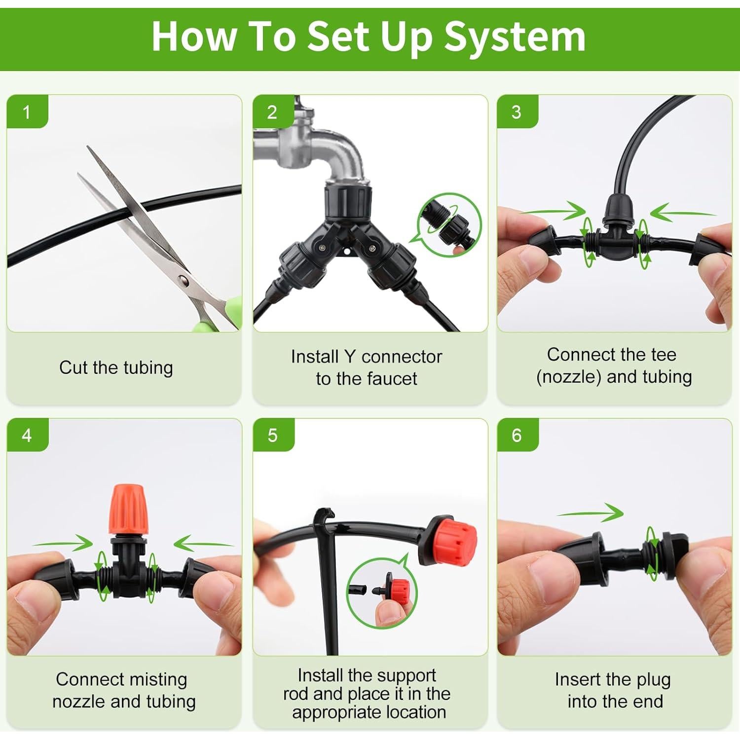Kit de Riego por Goteo Insoma 30m Automático para Jardín