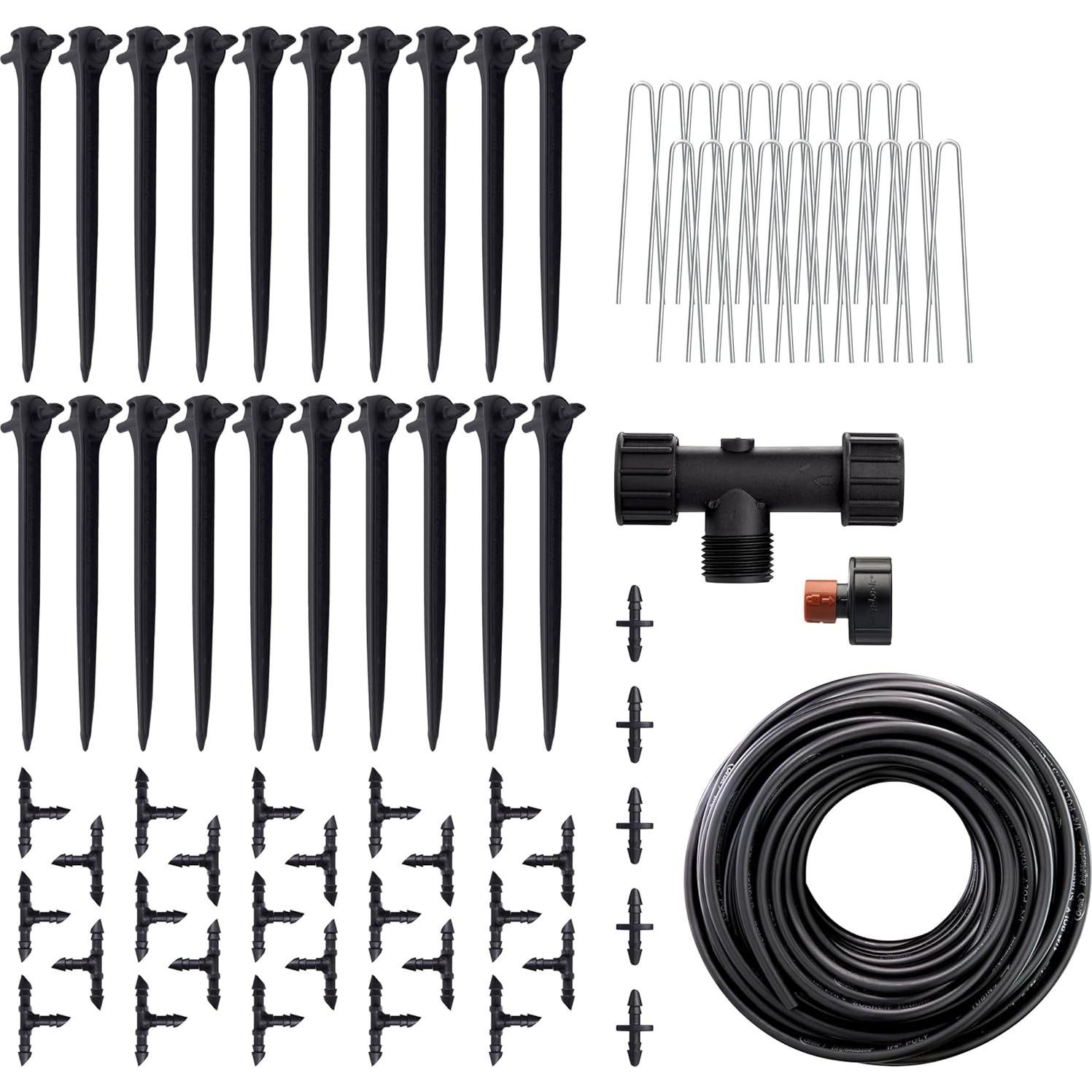 Sistema de Riego por Goteo Orbit 91944 para Jardín - Kit Completo 10 Plantas