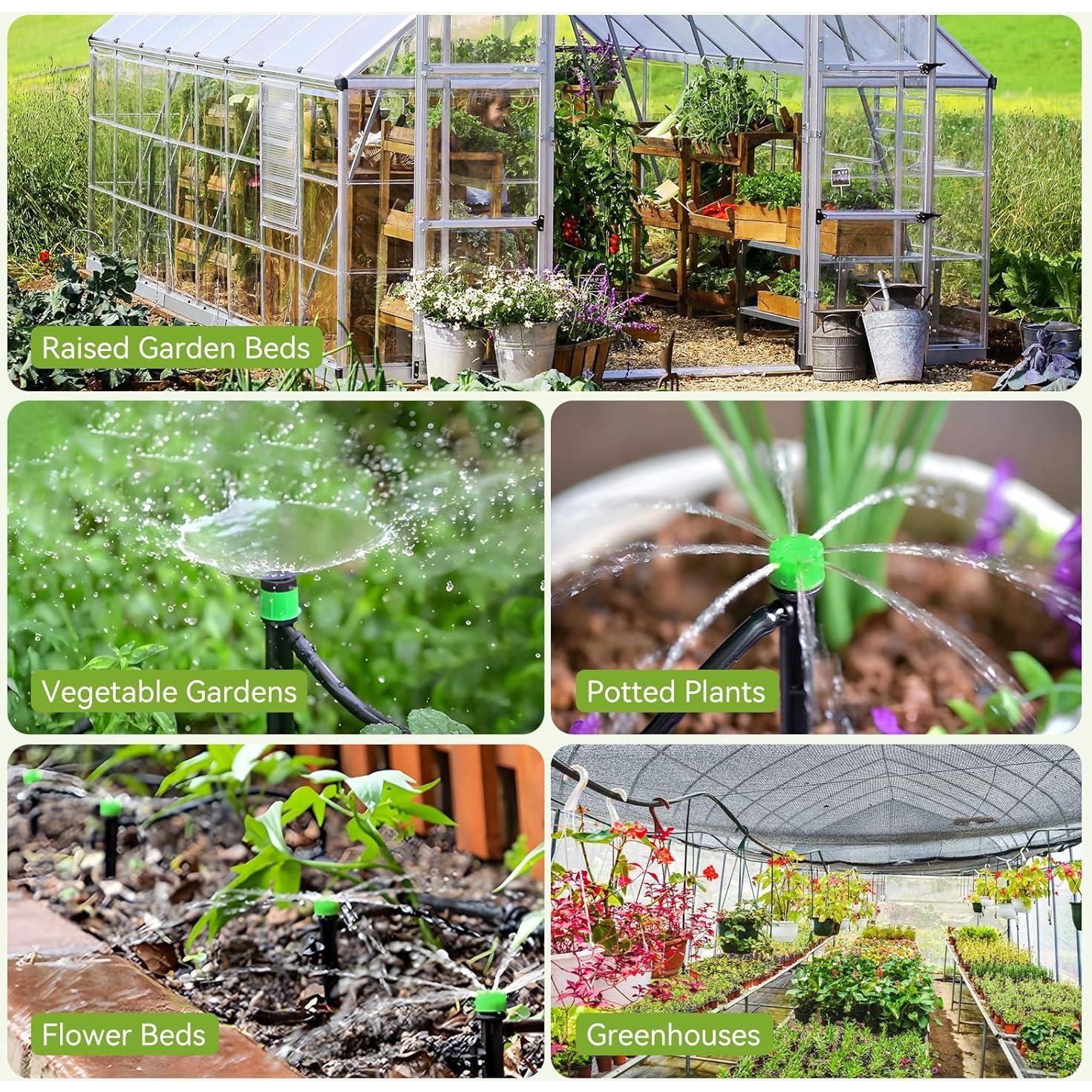 Kit de Riego por Goteo Gobelief - Sistema Ajustable 30.48 m