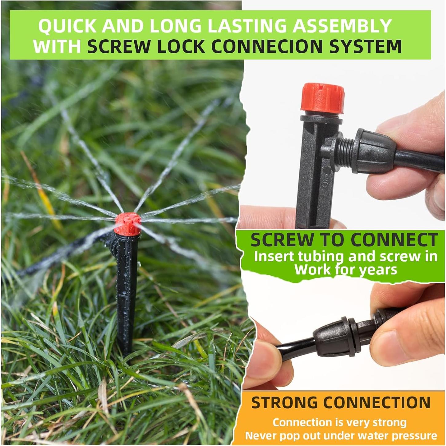 Kit de Riego por Goteo Automático Johnny's 10.06 m con Temporizador