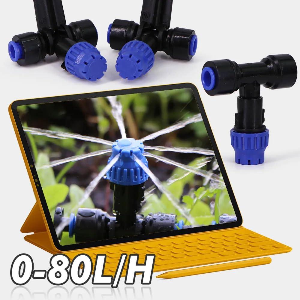 Kit de riego por goteo CHEYEEHOME 10m con goteros ajustables