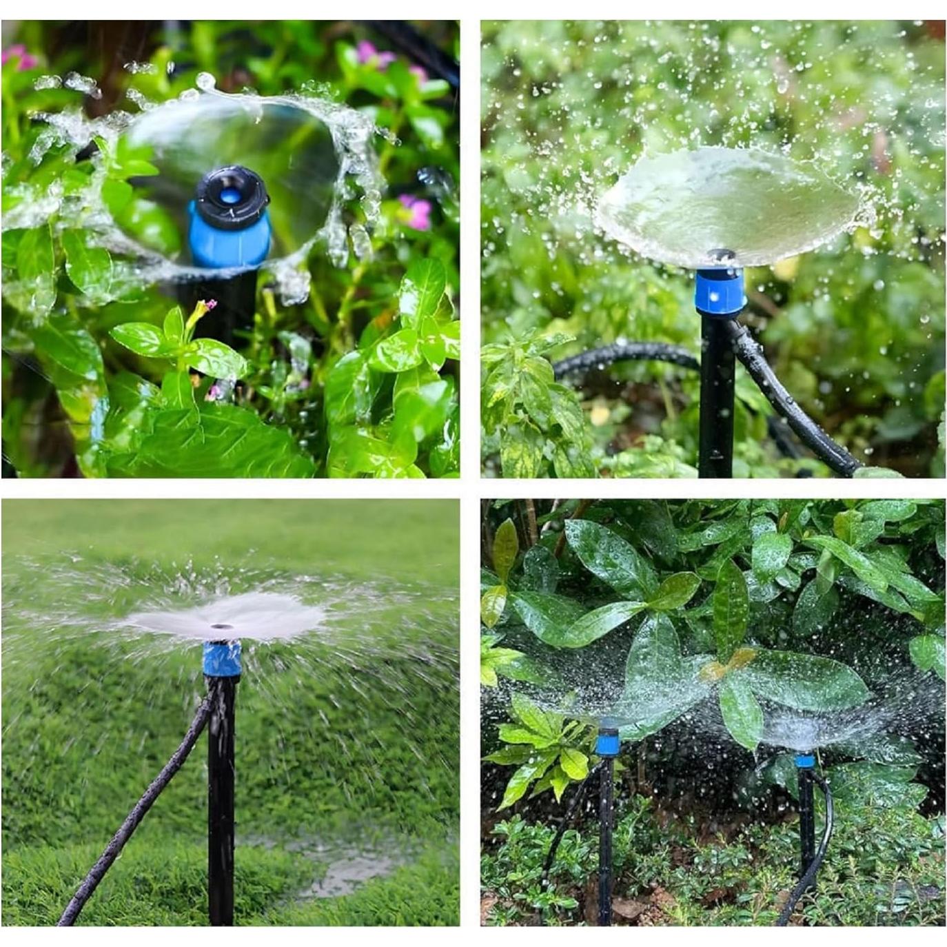 Paquete de 50 Emisores de Riego por Goteo Vortex 1/4" Ajustables