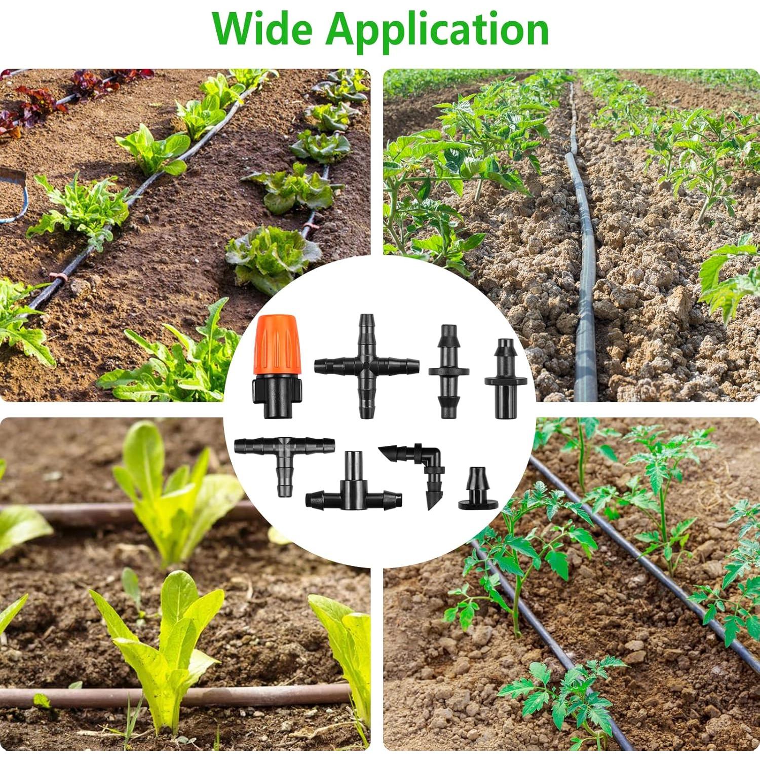 Kit de Conectores de Riego por Goteo Gardrip 250 Piezas 1/4"