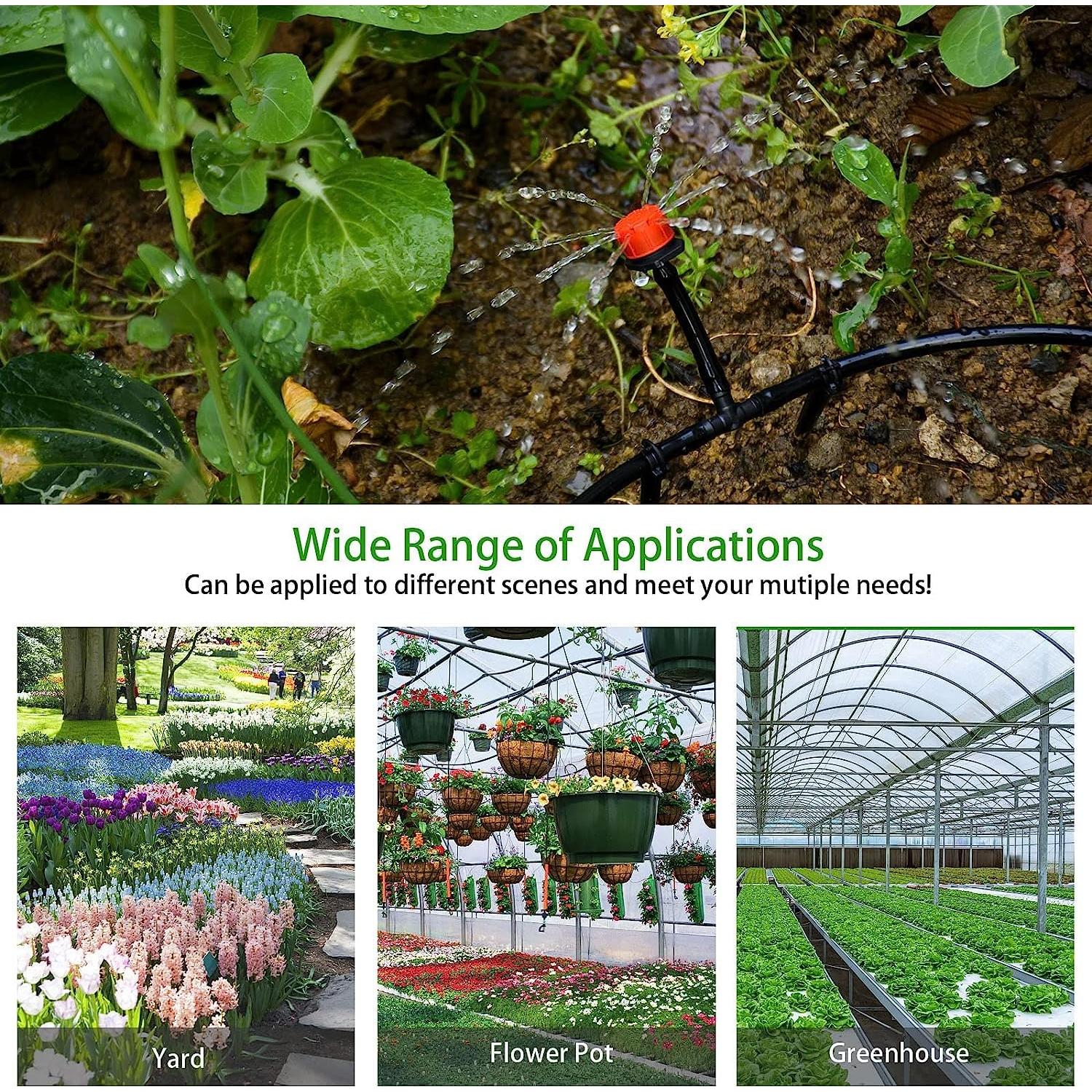 Kit de Conectores de Riego por Goteo 300 Piezas CESTAME 1/4"