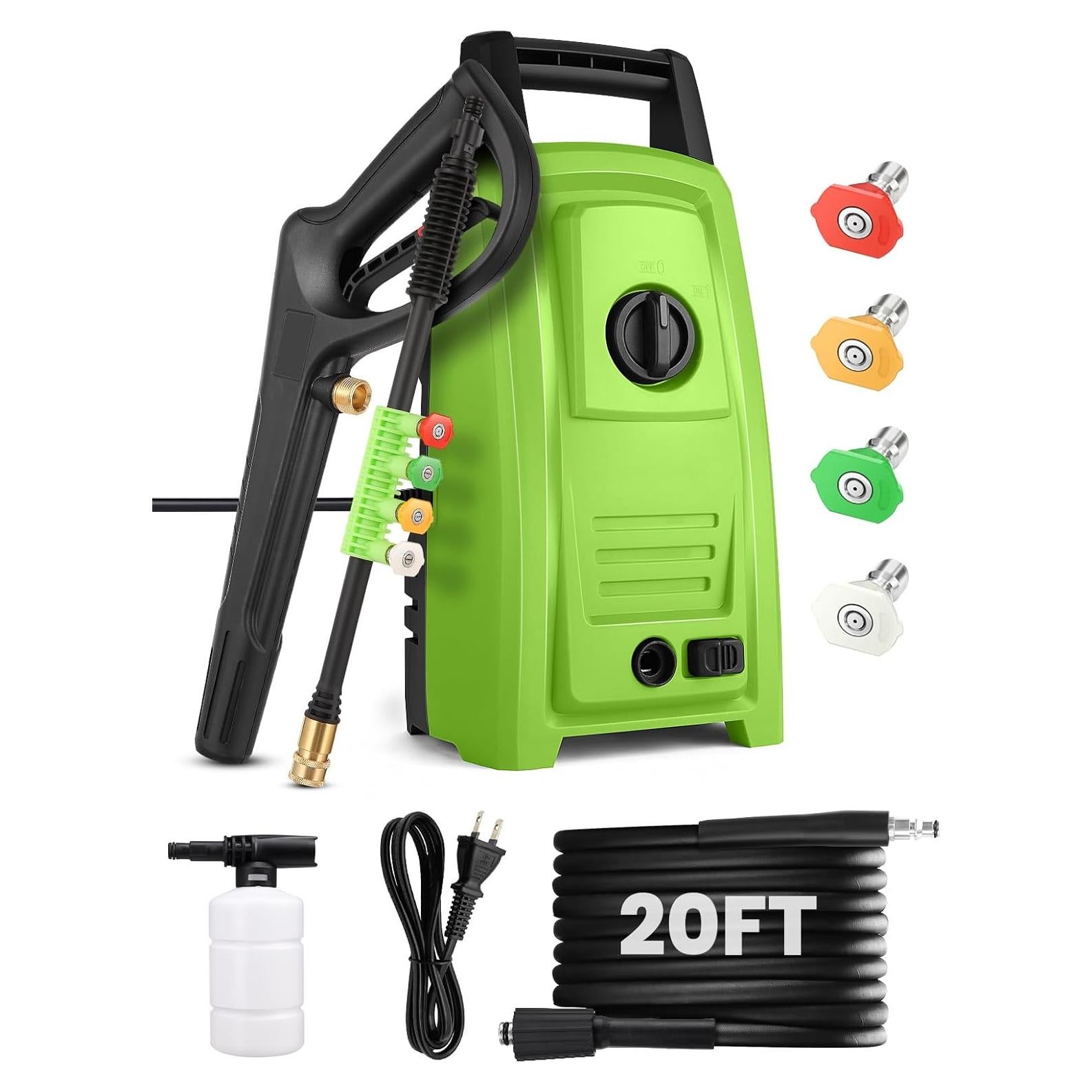 Lavadora de Presión Eléctrica Commowner 4500 PSI Verde 20FT