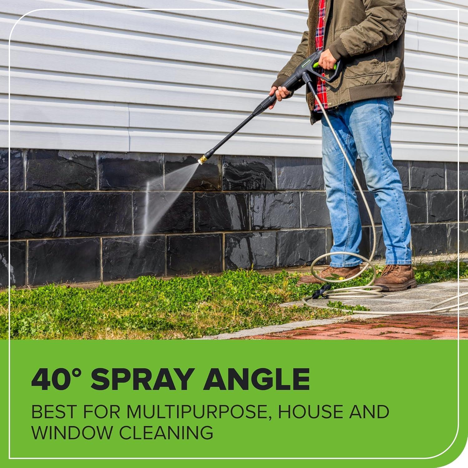 Lavadora a Presión Eléctrica Greenworks 1900 PSI 1.2 GPM