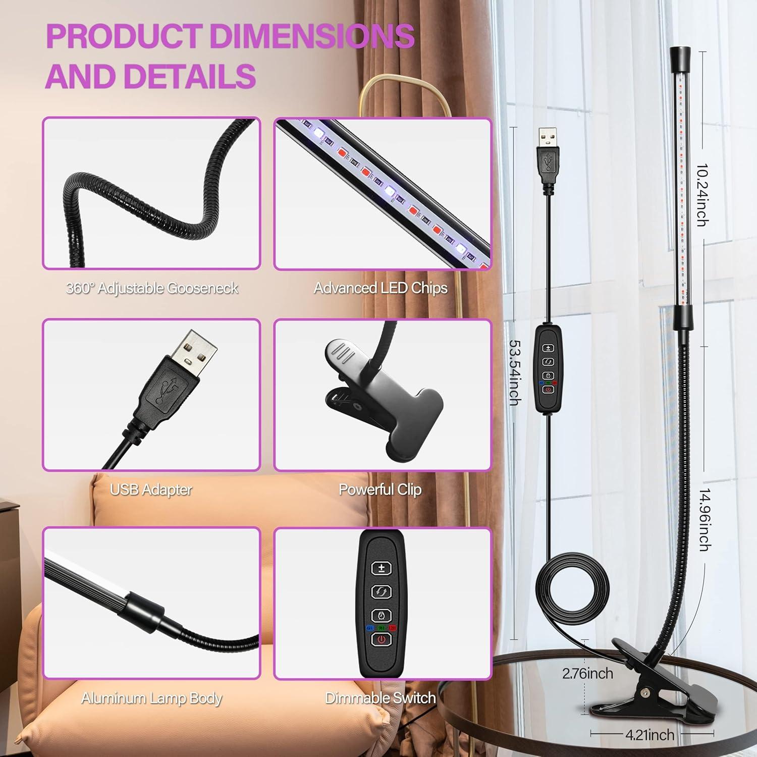 Luz de Cultivo LED iPower 21 Espectro Completo 3000 Lúmenes