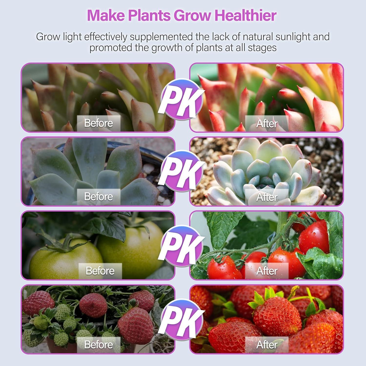 Luz de Cultivo LED iPower 21 Espectro Completo 3000 Lúmenes