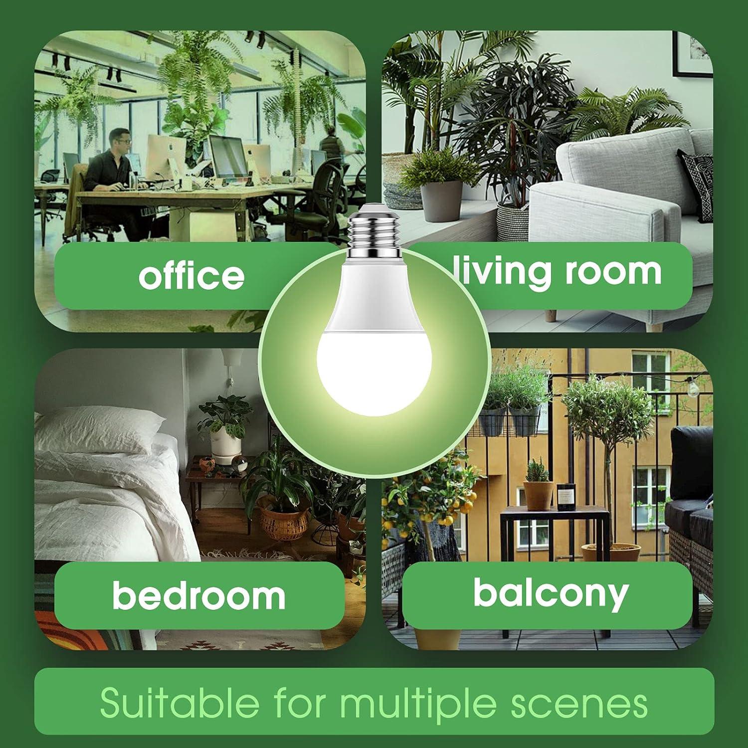 Bombillas de Crecimiento LED Briignite E26 11W Espectro Completo - Paquete de 3