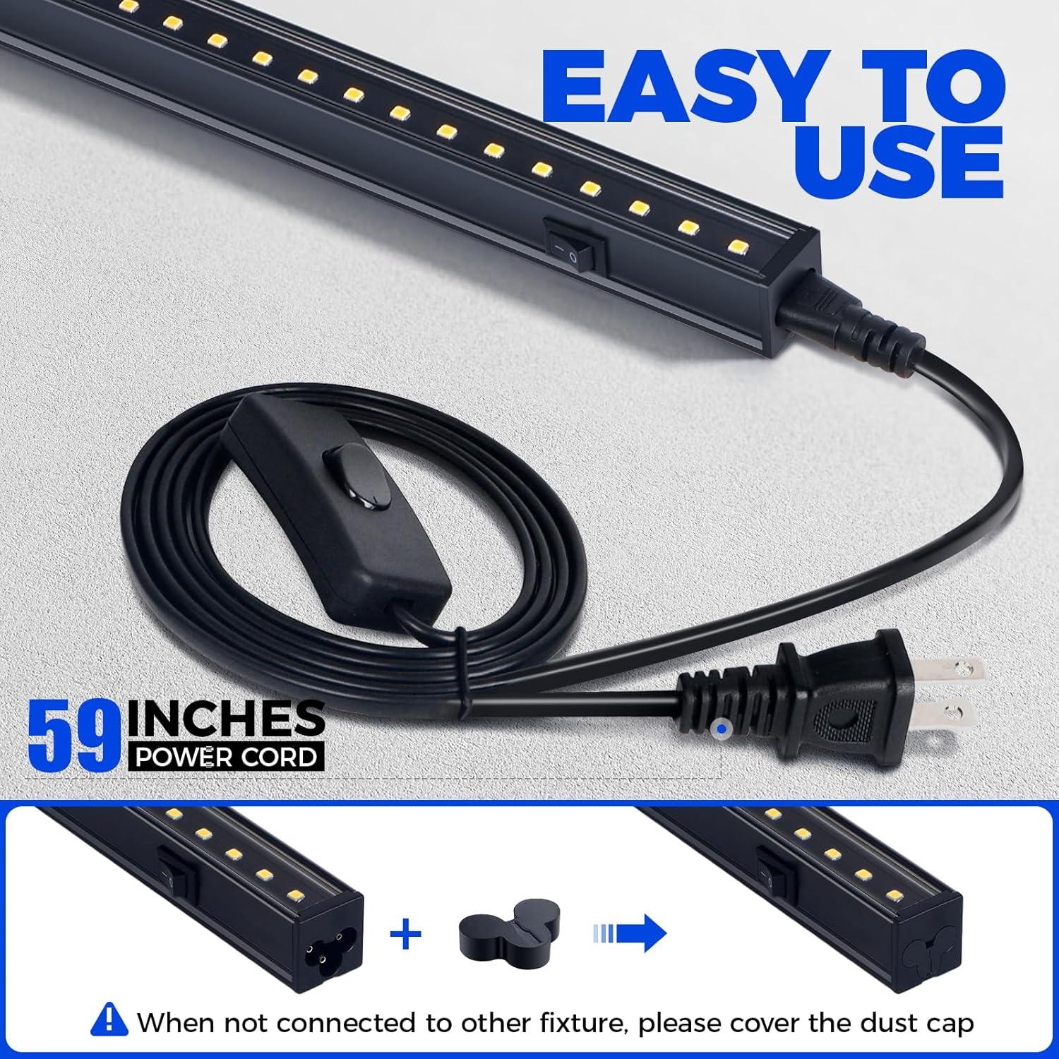 Barrina Luz de Crecimiento LED T5 2FT 5000K Espectro Completo