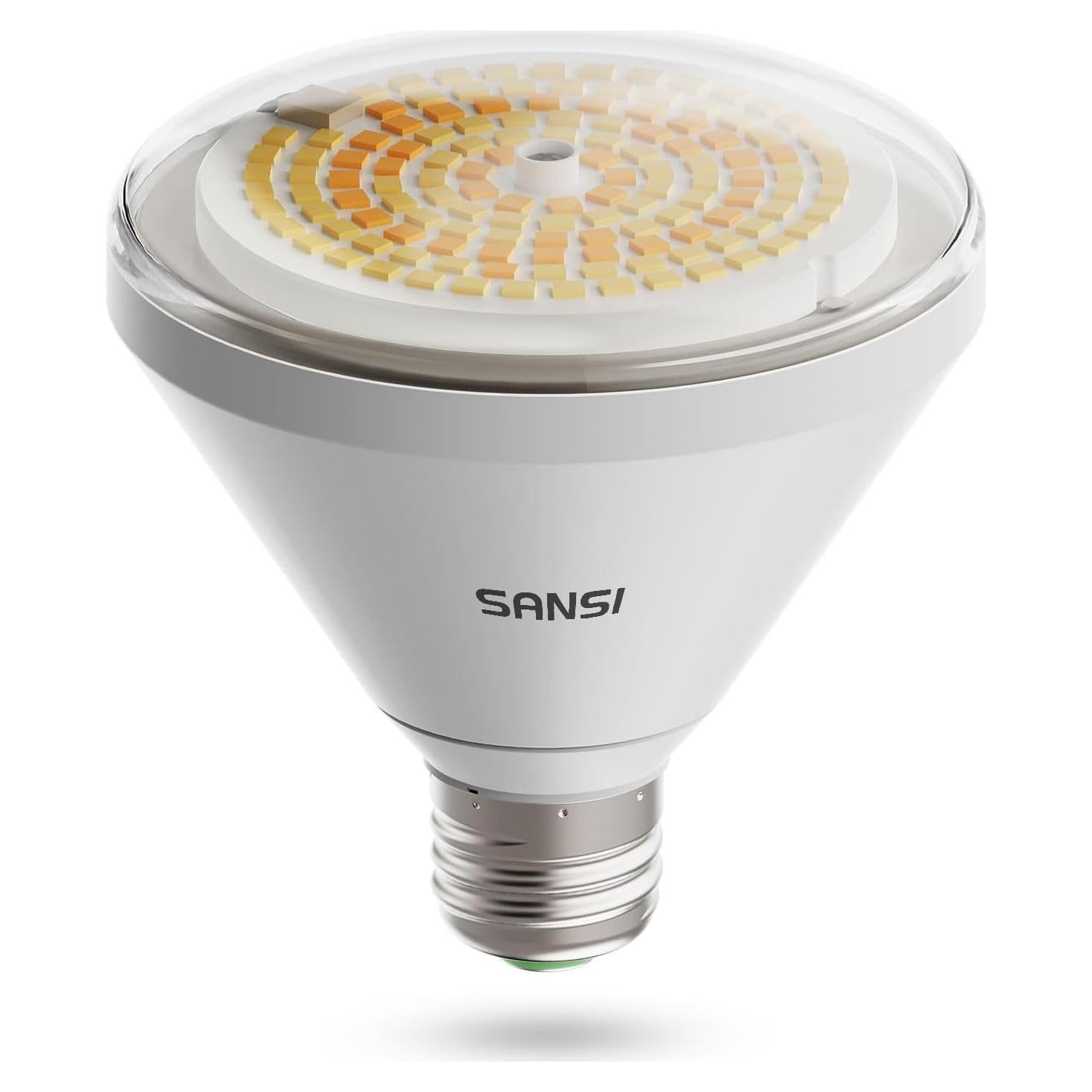 Bombilla de Crecimiento LED SANSI BR30 24W Espectro Completo IP54