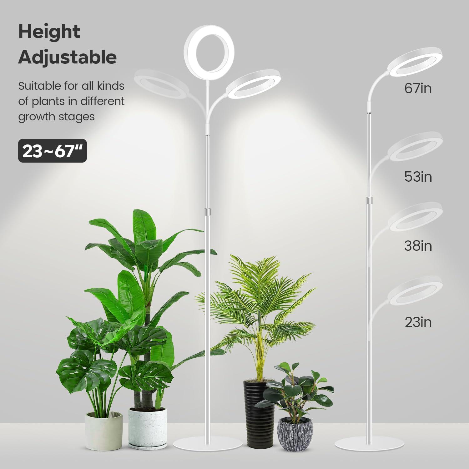 Luz de Crecimiento LED Garpsen 170 cm Espectro Completo