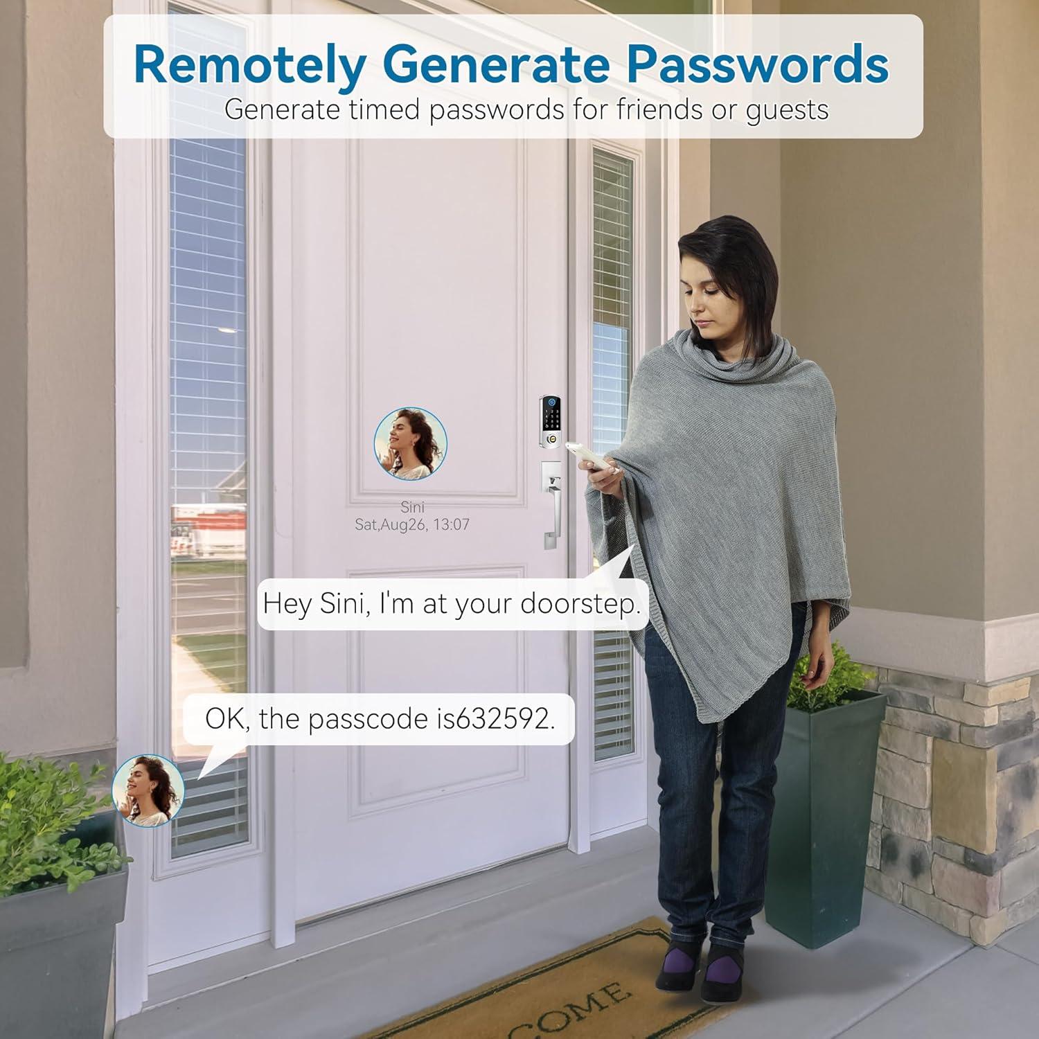 Cerradura Inteligente BEBASIA BA1 con Huella Dactilar y APP