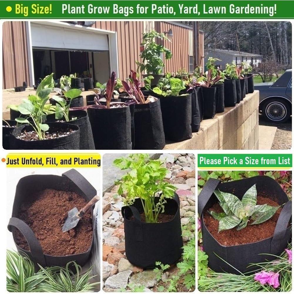 Paquete de 3 Bolsas de Cultivo Tespher 40 Galones 70x40 cm