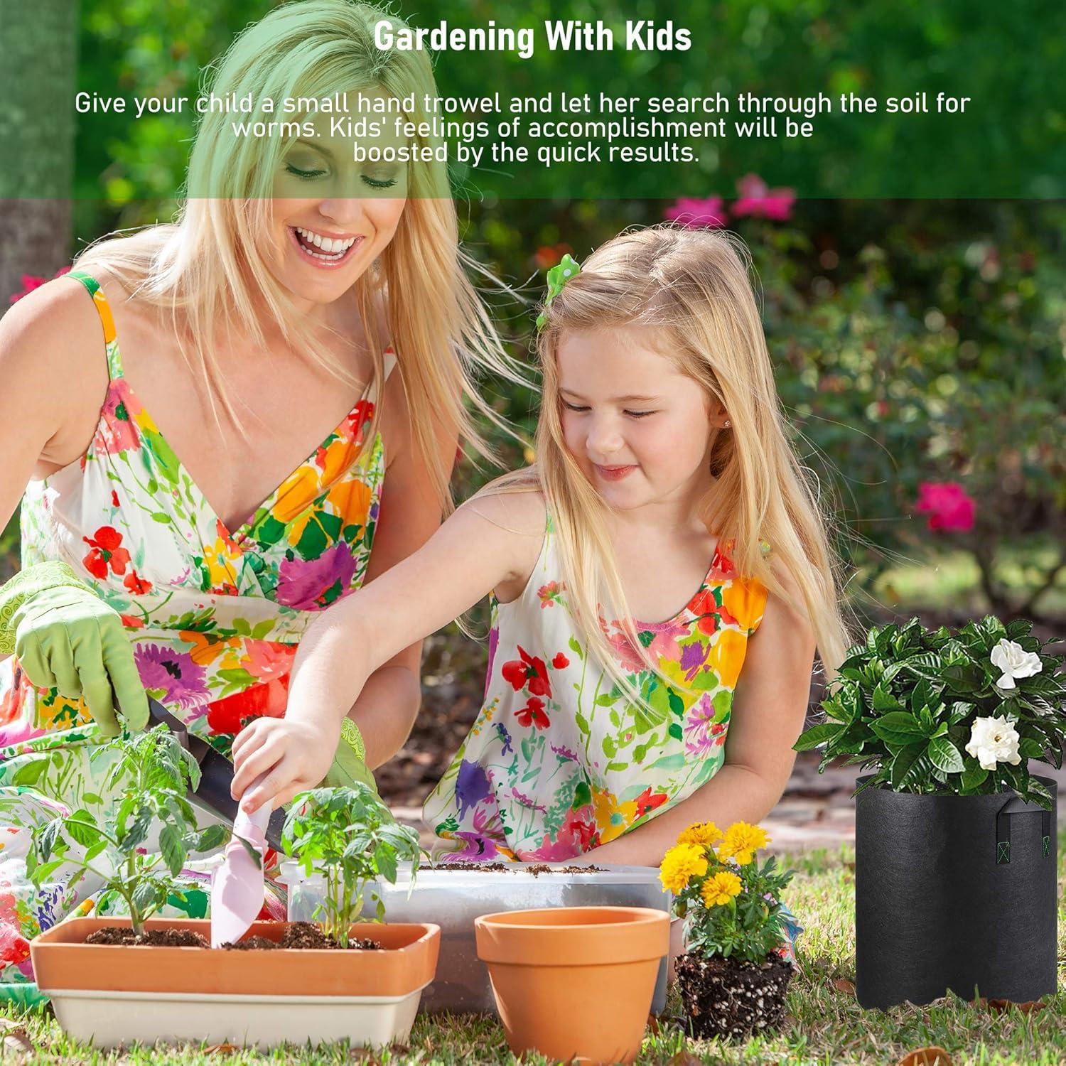 Bolsas de Cultivo Altas Growpropel 3 Galones 8 Paquete Tela Resistente