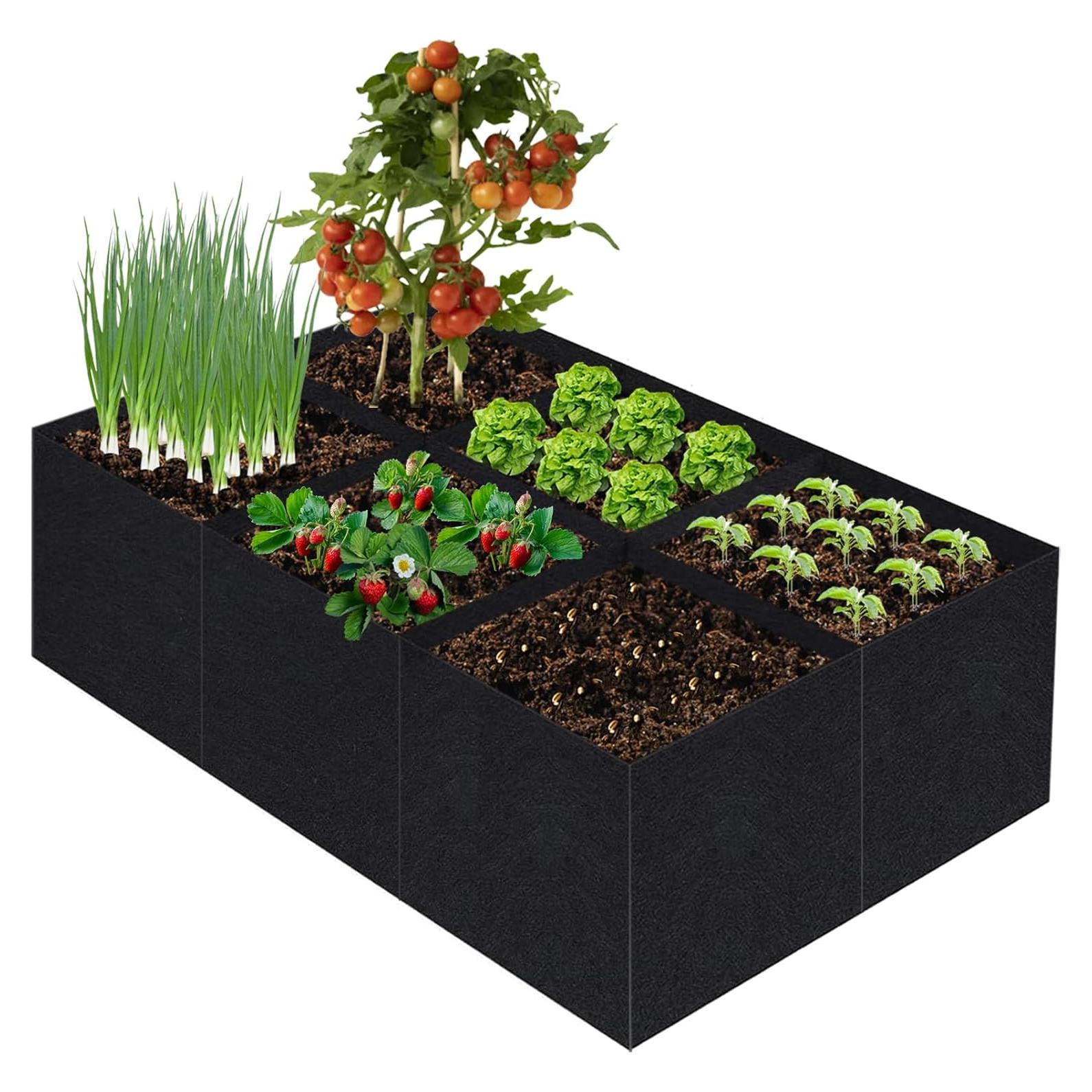 Bolsas de Cultivo Linksandt 216L Jardín Elevado Tela 1.22x0.61m