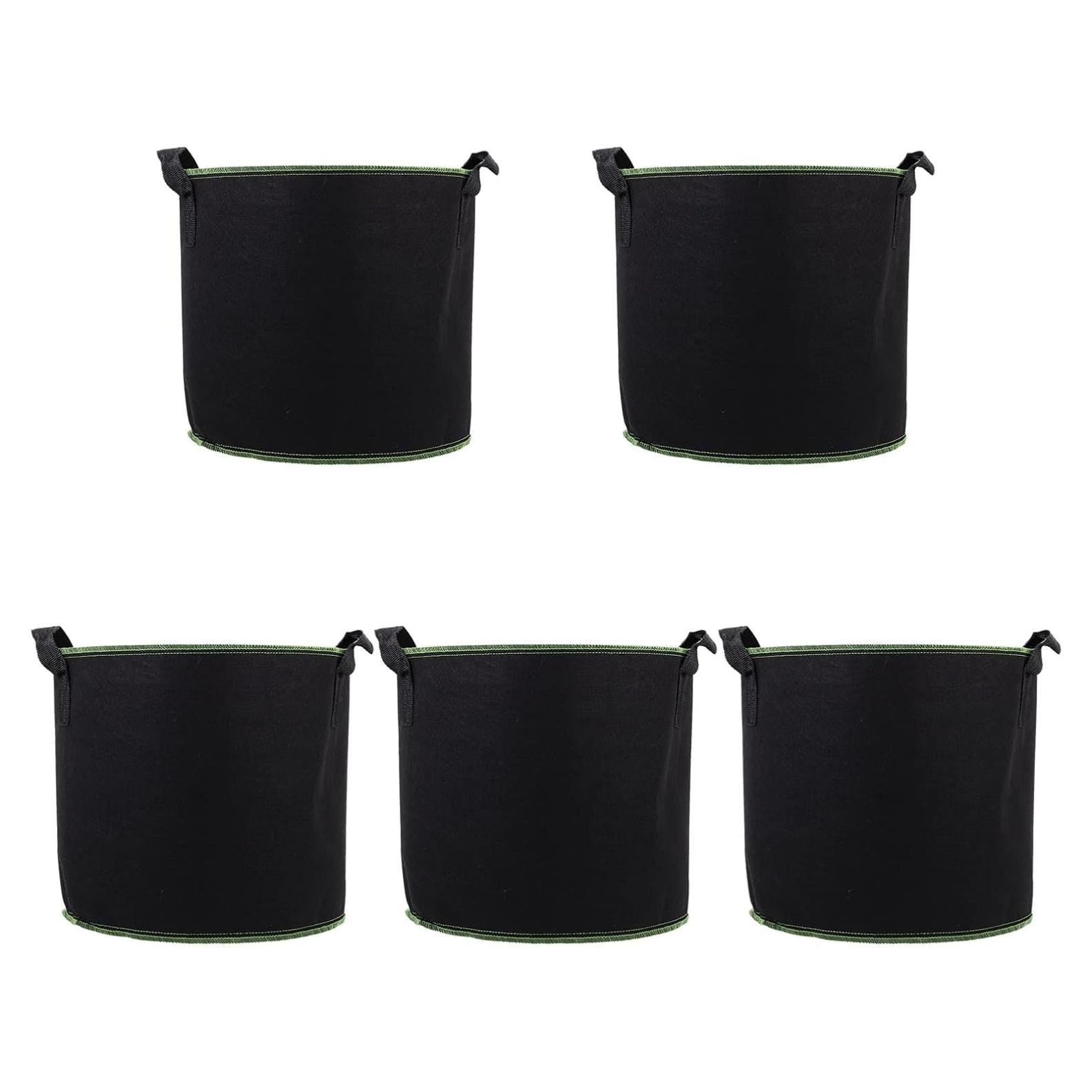 Bolsas de Crecimiento de Tela YARNOW 4 Galones 5 Pcs