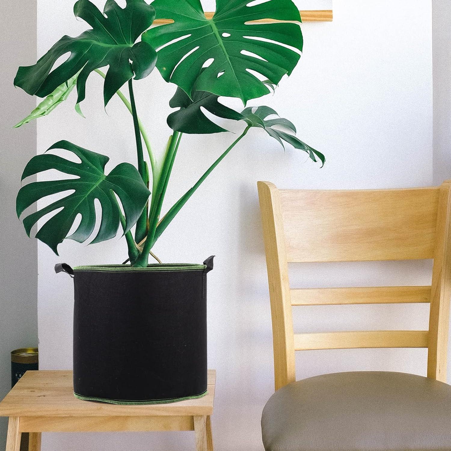 Bolsas de Crecimiento de Tela YARNOW 4 Galones 5 Pcs