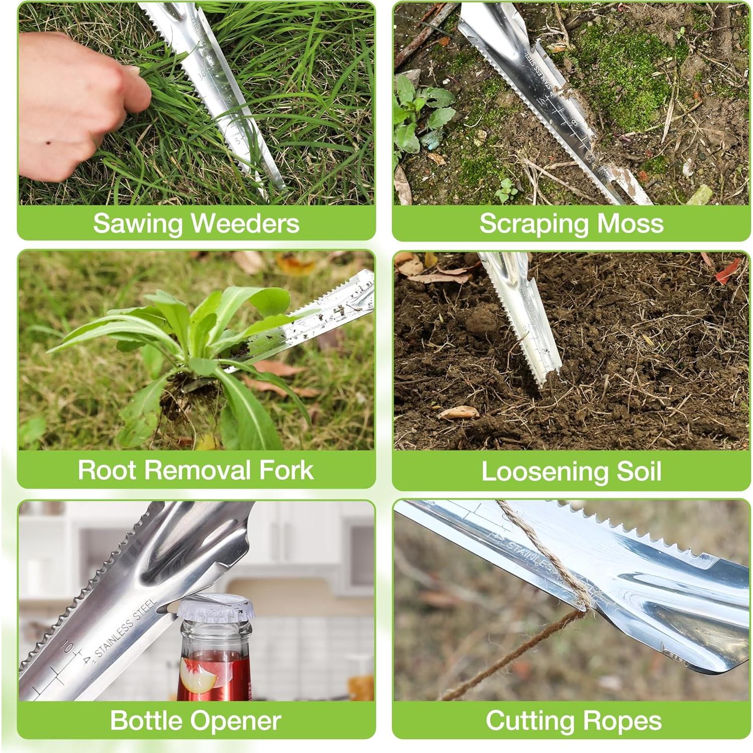 Desmalezador de Mano WORKPRO 5-en-1 Acero Inoxidable Jardín