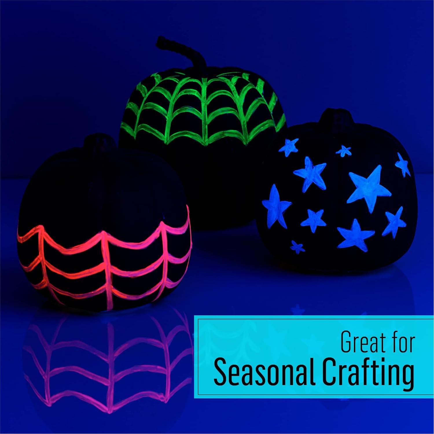 Set de Pintura Acrílica Neon FolkArt 4 Colores 60ml Multi-Superficie