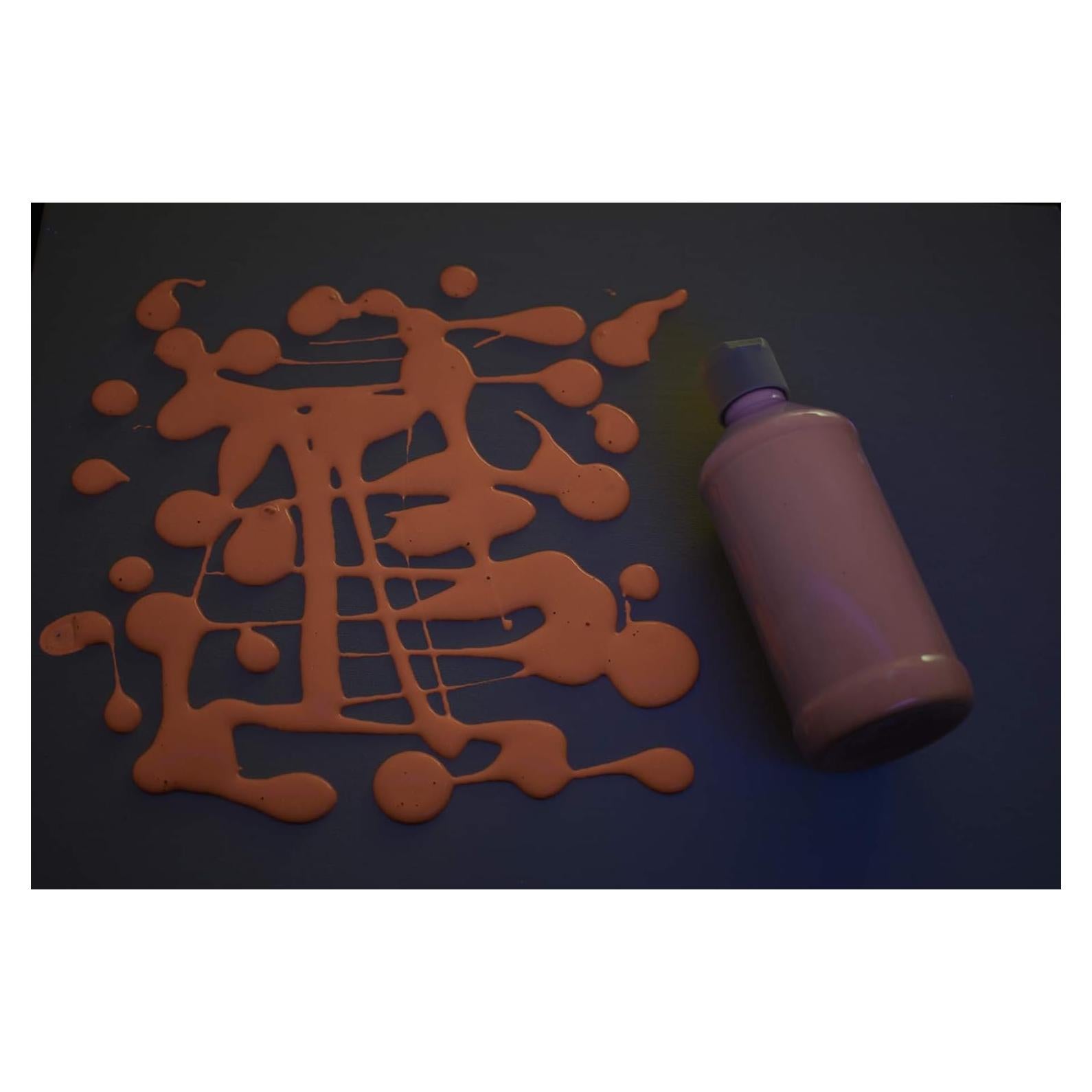 Pintura Acrílica Fluorescente DirectGlow 8oz Marrón UV