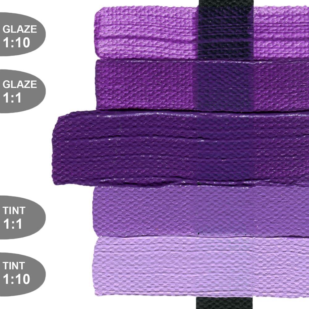 Pintura Acrílica Profesional Golden 60 ml Violeta Medio Opaco