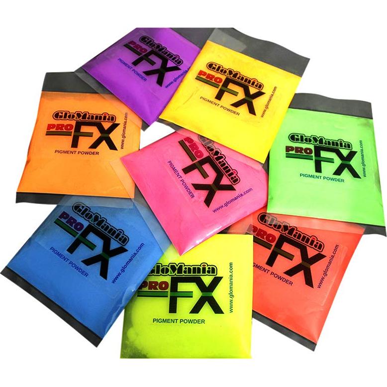 Polvo Pigmento Brillante Naranja ProFX 113.4g - Brilla en la Oscuridad