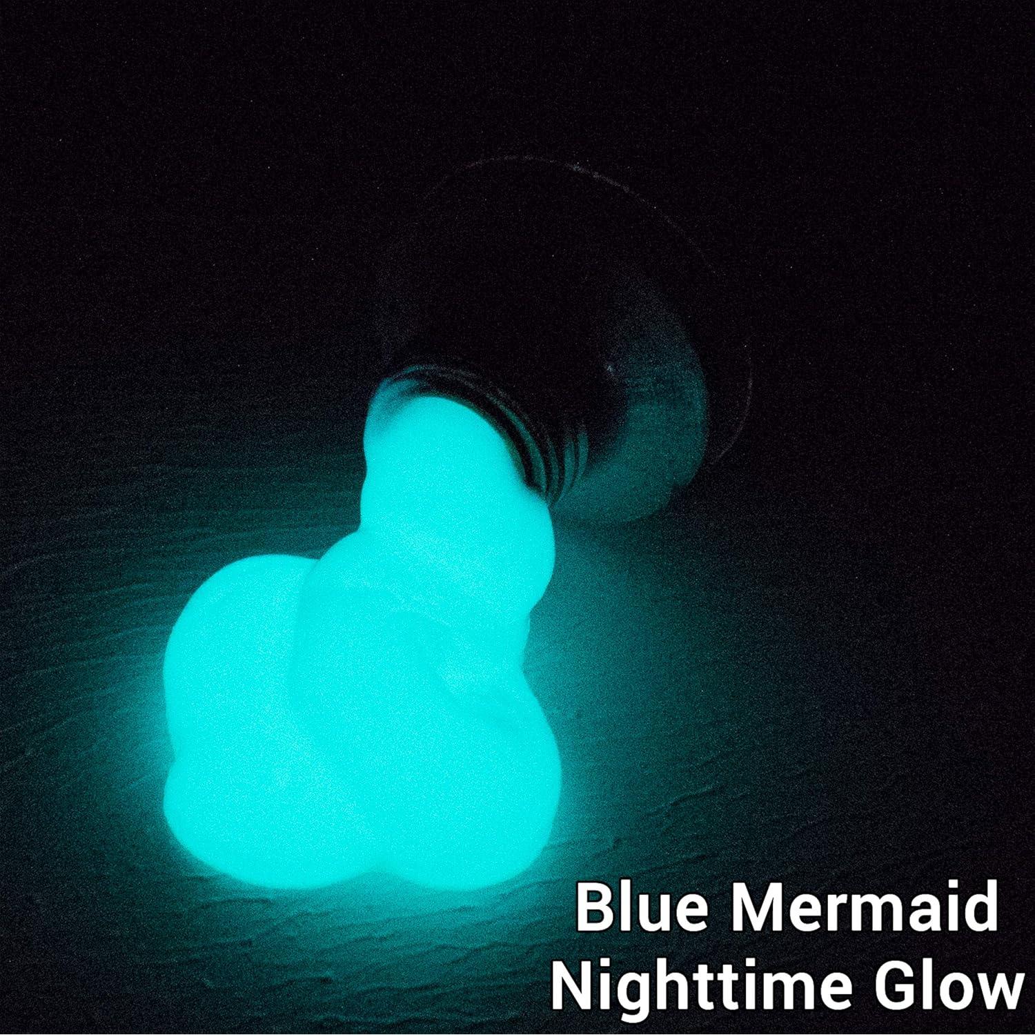 Pintura al Óleo Profesional Glow Cubed Sirena Azul 37ml Fosforescente