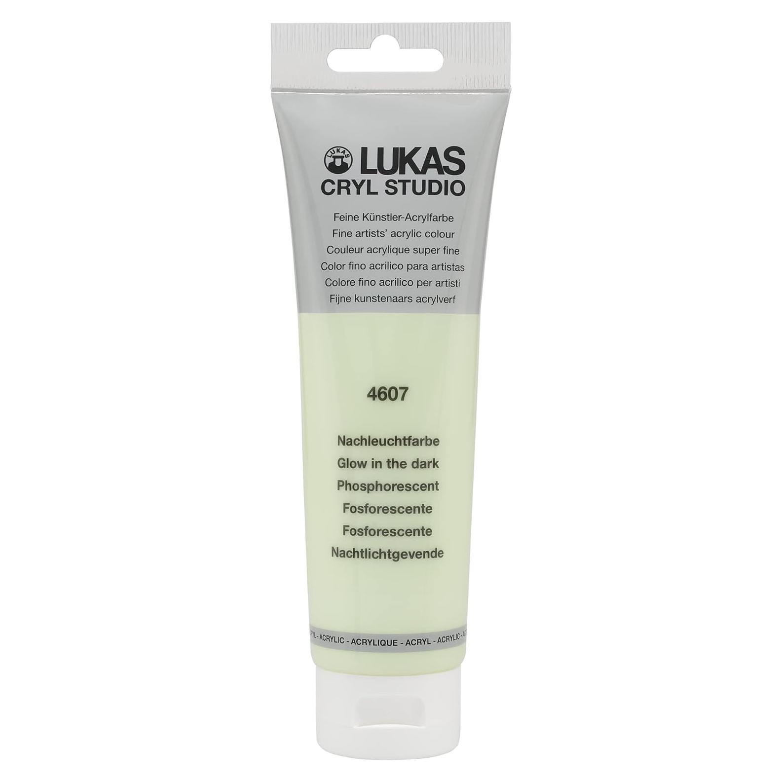 Pintura Acrílica Lukas CRYL 125 ml Brilla en la Oscuridad