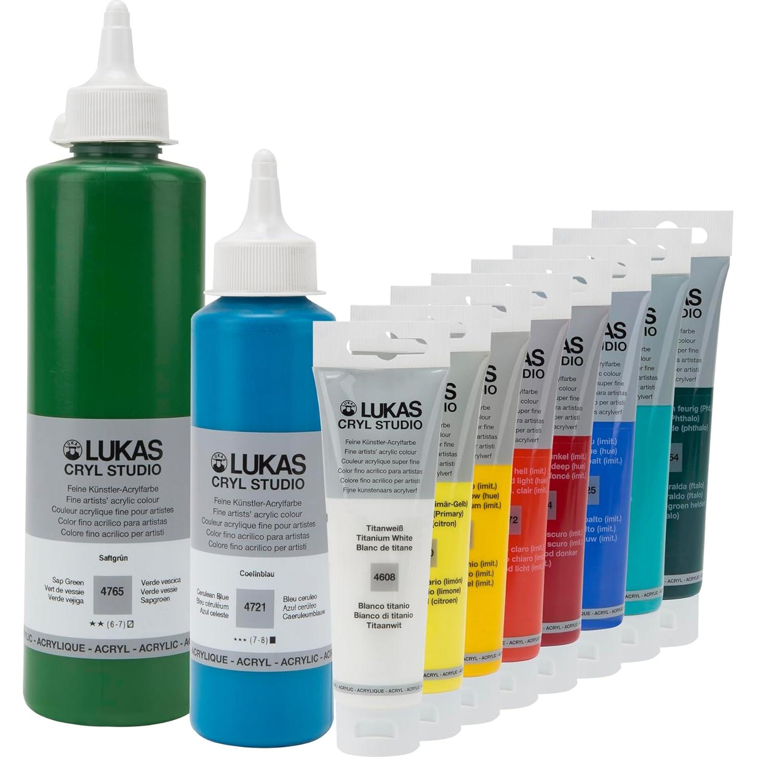 Pintura Acrílica Lukas CRYL 125 ml Brilla en la Oscuridad