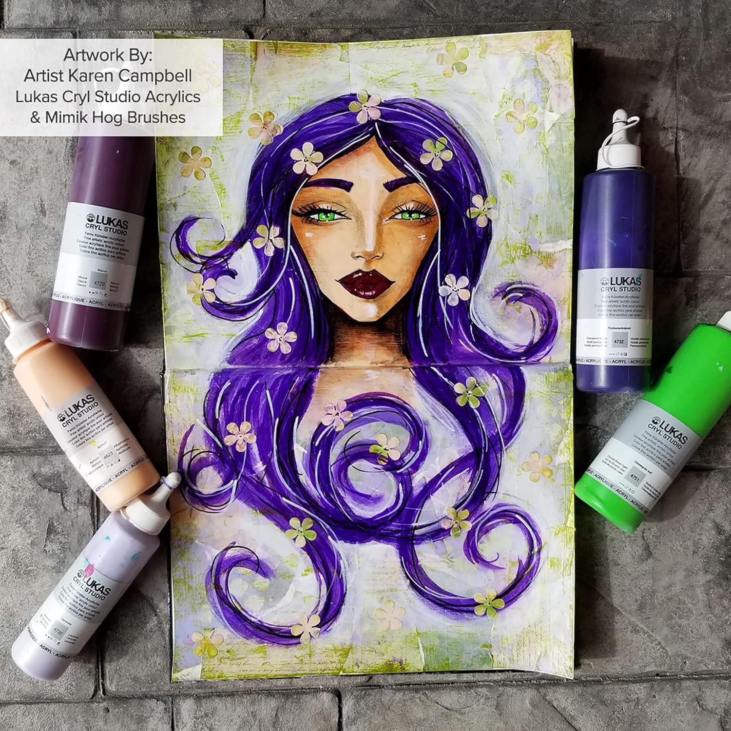 Pintura Acrílica Lukas CRYL 125 ml Brilla en la Oscuridad