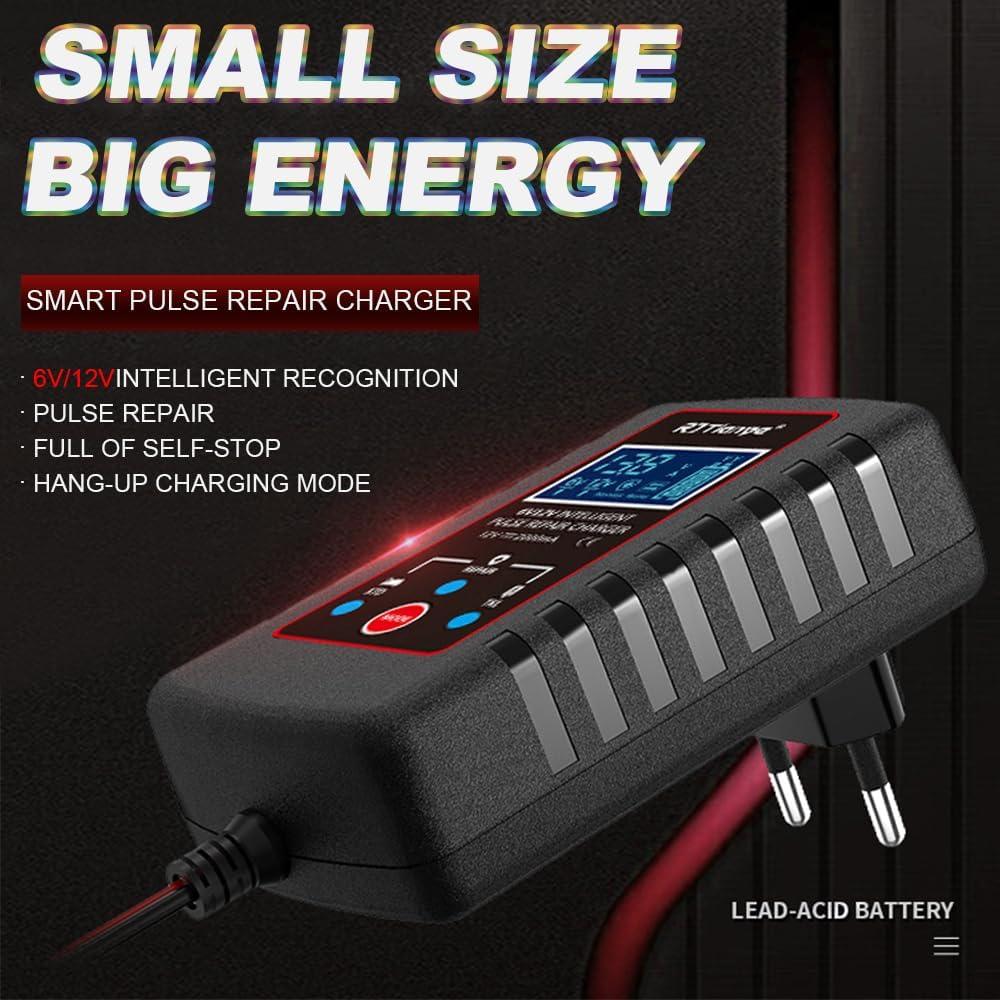 Cargador de Batería Inteligente B-Qtech 2A 6V/12V LCD