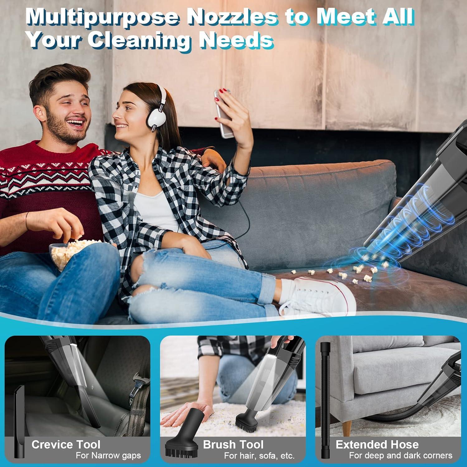 Aspiradora de Mano Inalámbrica Blestan LT-114 0.35L LED