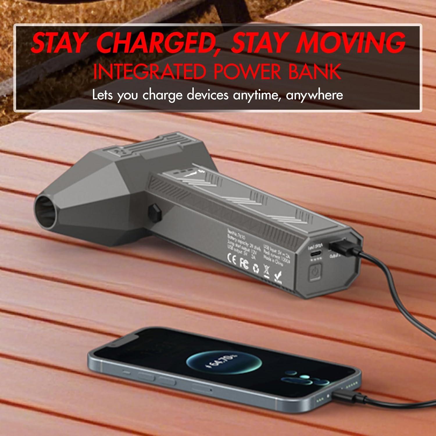 Arrancador de Salto Wagan EL7610 iOnBoost V8 Jet 1200A con Soplador Turbo