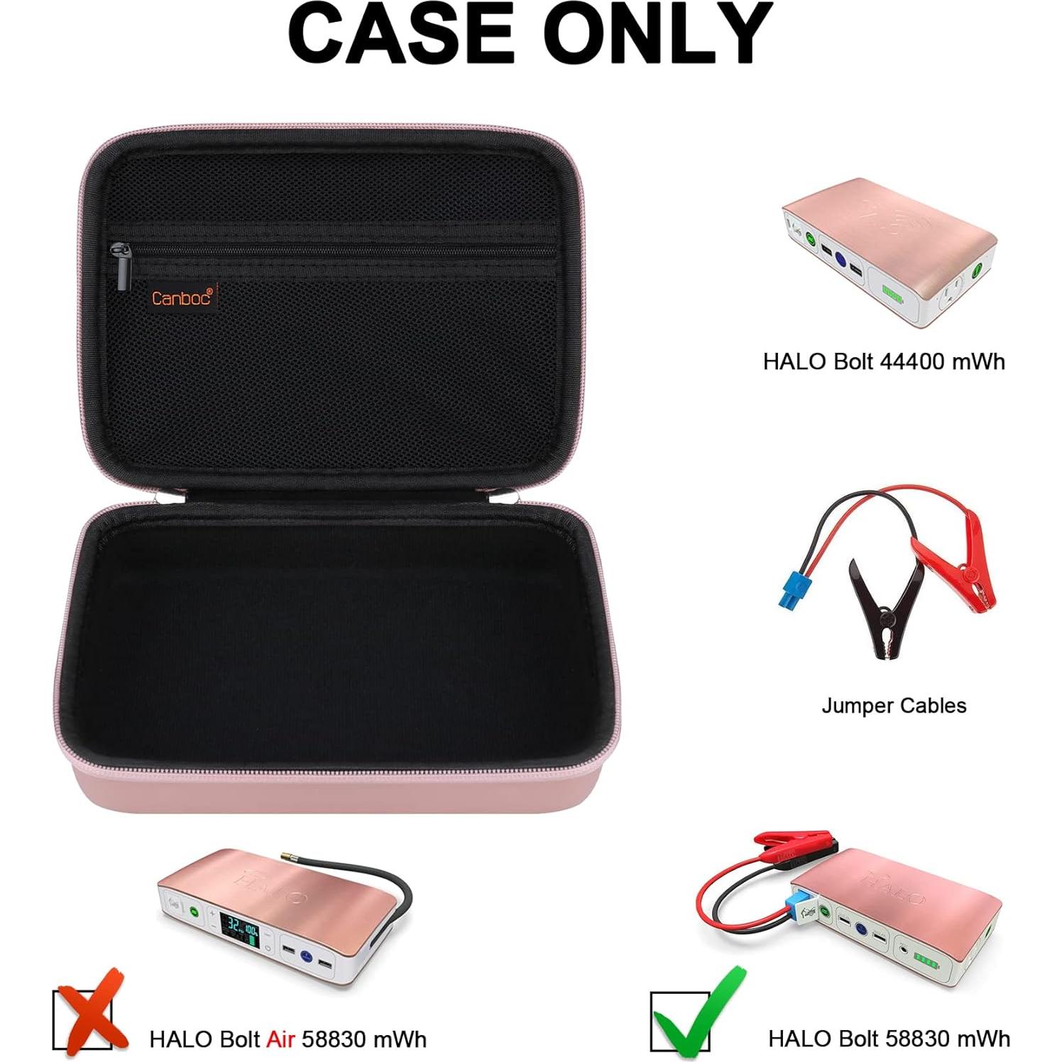 Funda Canboc U56G para Halo Bolt 58830/44400/57720, Rosa Dorado