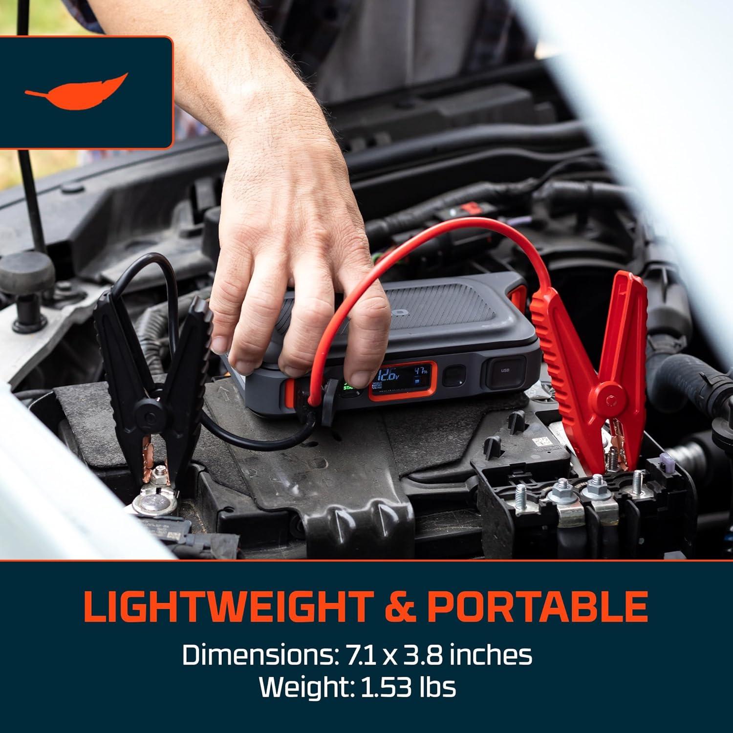 Asistente de Arranque NEBO 3 en 1 con Luz LED 200 Lúmenes